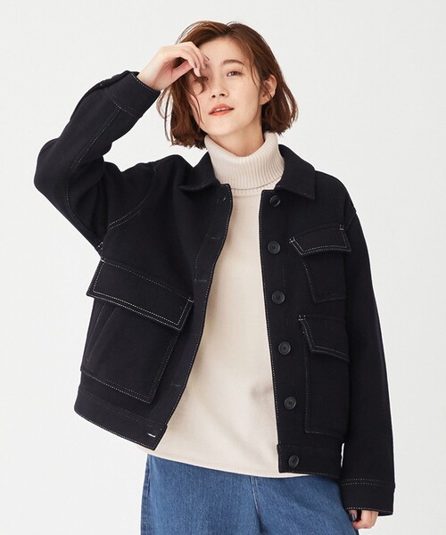 ウールリバー　ブルゾン　PS Paul Smith ポールスミス PS Paul Smith（ピーエスポールスミス）の「ウールリバー ブルゾン