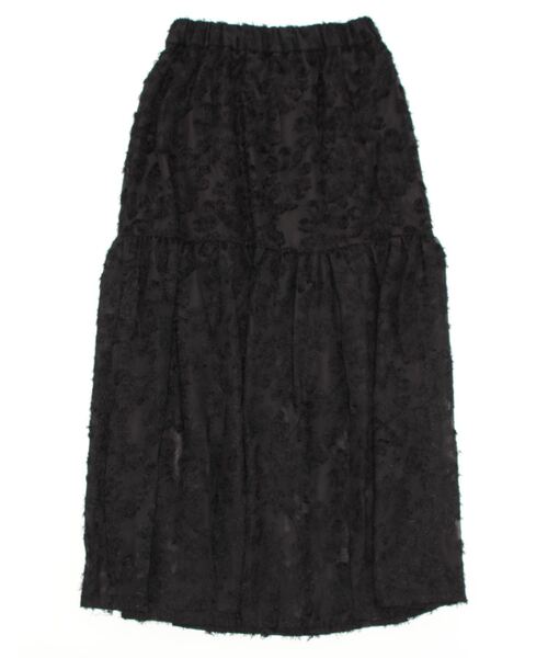 PAPAVER（パパヴェル）の「【papaver】ロングワンティアードSK（スカート・レディース・アイボリー/ブルー系その他/ブラック/カーキ・MEDIUM）」の16枚目の写真