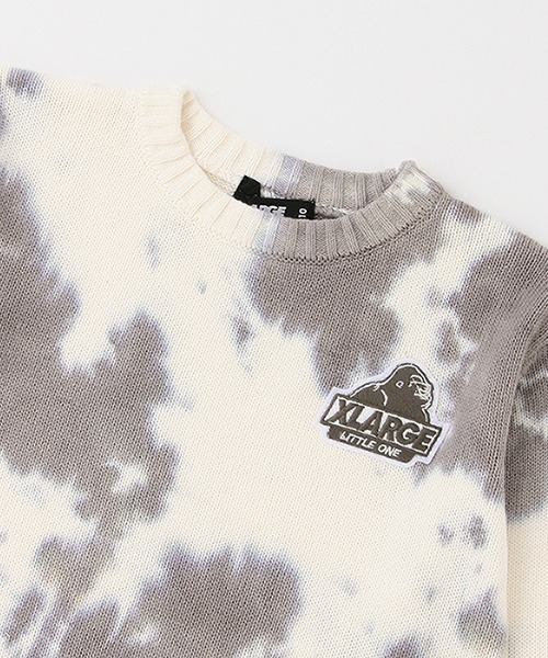 XLARGE KIDS（エクストララージキッズ）の「タイダイニットプルオーバー（ニット/セーター・キッズ・ライトグリーン/ライトブルー/ライトグレー・110cm/130cm/90cm/100cm/120cm/140cm）」の8枚目の写真