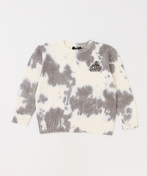 XLARGE KIDS（エクストララージキッズ）の「タイダイニットプルオーバー（ニット/セーター・キッズ・ライトグリーン/ライトブルー/ライトグレー・110cm/130cm/90cm/100cm/120cm/140cm）」の18枚目の写真