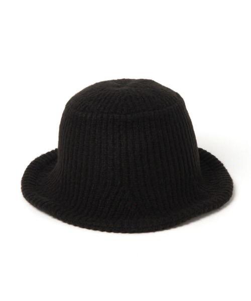 LEPSIM（レプシィム）の「ニットバケットハット　122718（ハット・レディース・ブラック/アイボリー・ONE SIZE）」の3枚目の写真