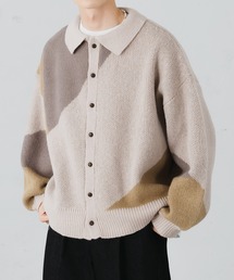 epnok（エプノック）の「アシンメトリールーズニットシャツ（カーディガン/ボレロ・メンズ）」