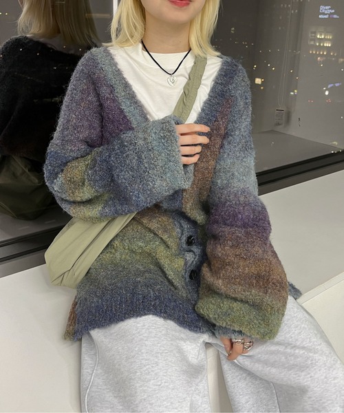 sedacle（セダクル）の「グラデーションニットカーディガン