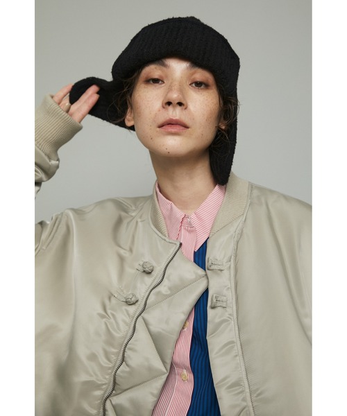 小物 HeRIN.CYE knit cap muffler HeRIN.CYE（ヘリンドットサイ）の「Knit beanie（キャップ
