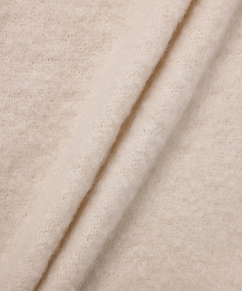 SALON adam et rope'(サロン アダム エ ロペ)の「ウールミックスブークレマフラー(マフラー・レディース・イエロー/ベージュ/ホワイト/ブルー/ブラウン・FREE)」の14枚目の写真