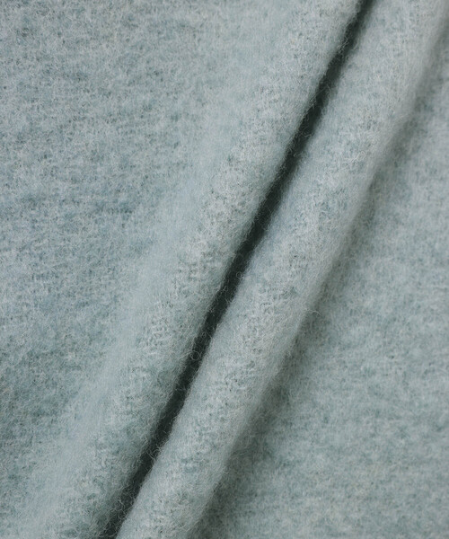 SALON adam et rope'(サロン アダム エ ロペ)の「ウールミックスブークレマフラー(マフラー・レディース・イエロー/ベージュ/ホワイト/ブルー/ブラウン・FREE)」の17枚目の写真