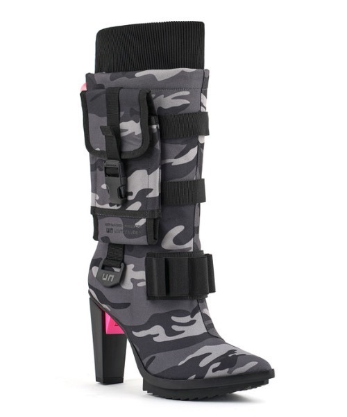 UNITED NUDE(ユナイテッドヌード)の「Pocket Lev(ブーツ・レディース・シルバー/グレー系カモフラージュ・36/37/38)」の4枚目の写真