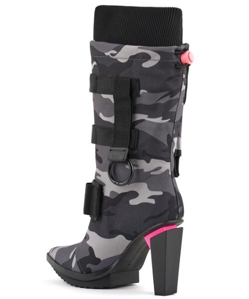 UNITED NUDE(ユナイテッドヌード)の「Pocket Lev(ブーツ・レディース・シルバー/グレー系カモフラージュ・36/37/38)」の9枚目の写真