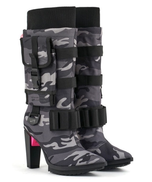 UNITED NUDE(ユナイテッドヌード)の「Pocket Lev(ブーツ・レディース・シルバー/グレー系カモフラージュ・36/37/38)」の12枚目の写真