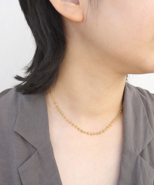 ieLS（イエルズ）の「金属アレルギー対応「ieLS」 ステンレス　デザインチェーンネックレス（ネックレス・レディース・その他1/その他2・ONE SIZE）」の3枚目の写真