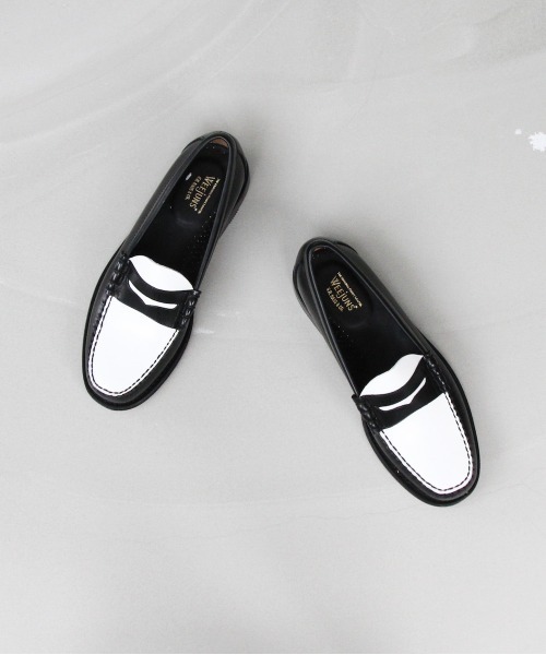 G.H.BASS（ジーエイチバス）の「G.H BASS WEEJUNS LOAFER（ローファー・メンズ・ブラック×ホワイト/ブラック・8.5/8/7.5）」の6枚目の写真