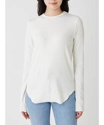 Mila Owen | テレコロングTシャツ【ウォッシャブル】(Tシャツ/カットソー)