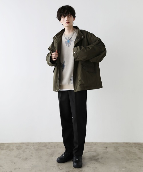 Buyer's Select/ビックシルエットフラワー柄ダブルジャガードクルーニット（ニット/セーター）｜ASTRONOMY（アストロノミー）