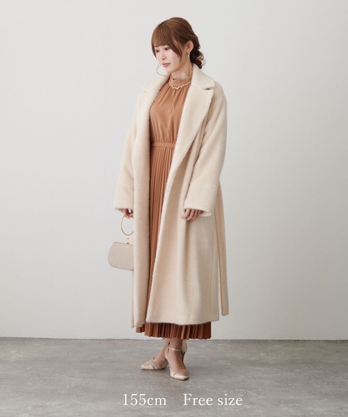 セール】シャギーロングコート（その他アウター）｜Luxe brille