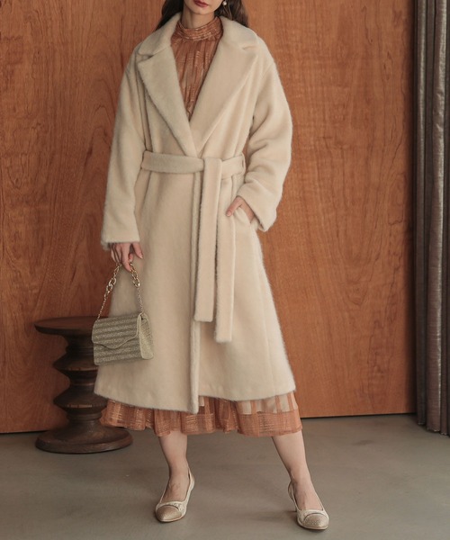 セール】シャギーロングコート（その他アウター）｜Dorry Doll（ドリー