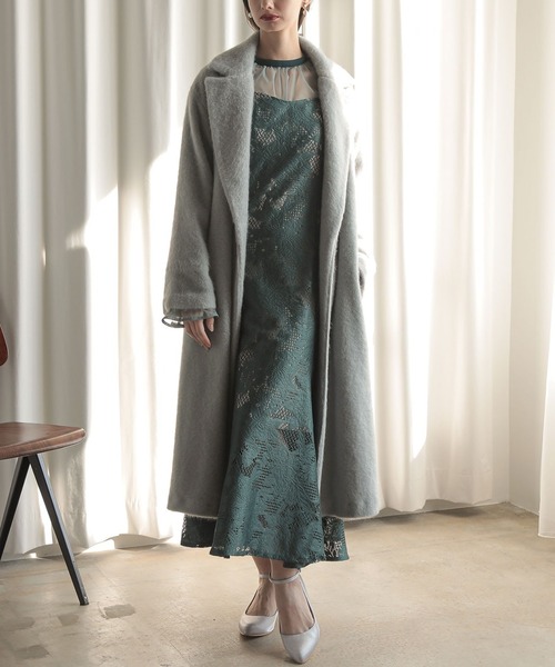 セール】シャギーロングコート（その他アウター）｜Dorry Doll（ドリー