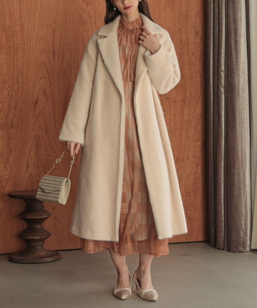 セール】シャギーロングコート（その他アウター）｜Dorry Doll（ドリー