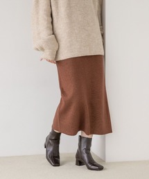 LOWRYS FARM | ラメニットタイトスカート　174397(スカート)