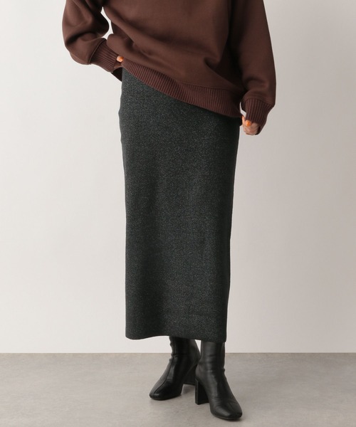 LOWRYS FARM（ローリーズファーム）の「ラメニットタイトスカート　174397（スカート・レディース・ブラック/ブラウン/アイボリー・FREE）」の19枚目の写真