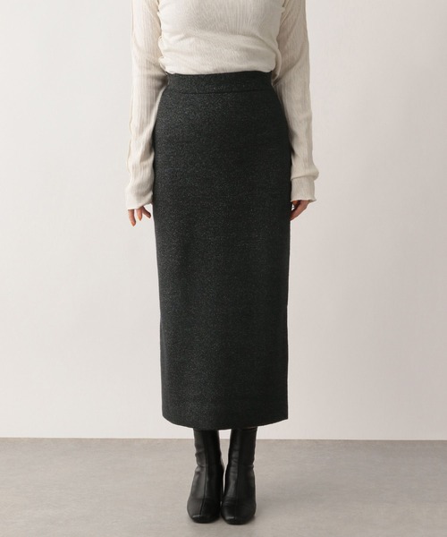 LOWRYS FARM（ローリーズファーム）の「ラメニットタイトスカート　174397（スカート・レディース・ブラック/ブラウン/アイボリー・FREE）」の15枚目の写真