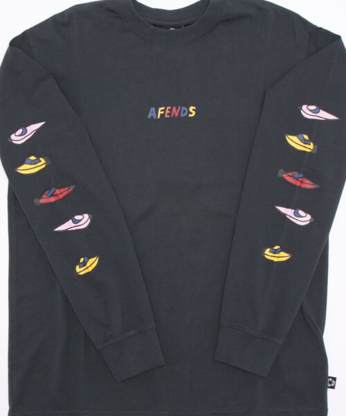 Afends(アフェンズ)の「DESIGN TEE/AFENDS(アフェンズ)長袖ロンT(Tシャツ/カットソー・メンズ・ホワイト/チャコールグレー/ライトパープル・LARGE/MEDIUM/X-LARGE/SMALL)」の5枚目の写真