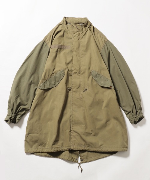 Alpha Industries（アルファインダストリーズ）の「ALPHA INDUSTRIES/アルファインダストリーズ  M-65 COAT ミリタリーコート ロングコート ミリタリージャケット（ミリタリージャケット・メンズ・ブラック/カーキオリーブ/オリーブ・M/XL/L）」の3枚目の写真