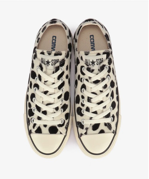 CONVERSE(コンバース)の「【CONVERSE】ALL STAR DALMATIANFUR OX(スニーカー・レディース・オフホワイト・22.5cm/23.0cm/23.5cm/24.0cm/24.5cm/25.0cm/25.5cm/26.0cm/26.5cm/27.0cm/27.5cm/28.0cm)」の3枚目の写真