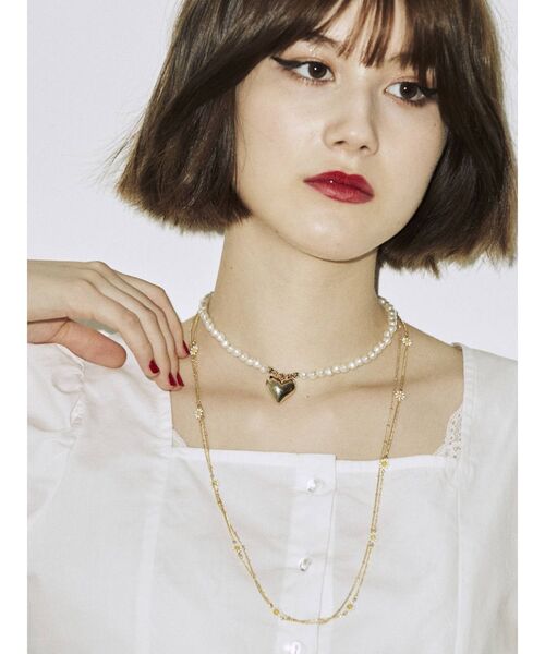 jouetie（ジュエティ）の「フラワーウエストチェーンベルト（ベルト・レディース・シルバー/ゴールド・FREE）」の3枚目の写真