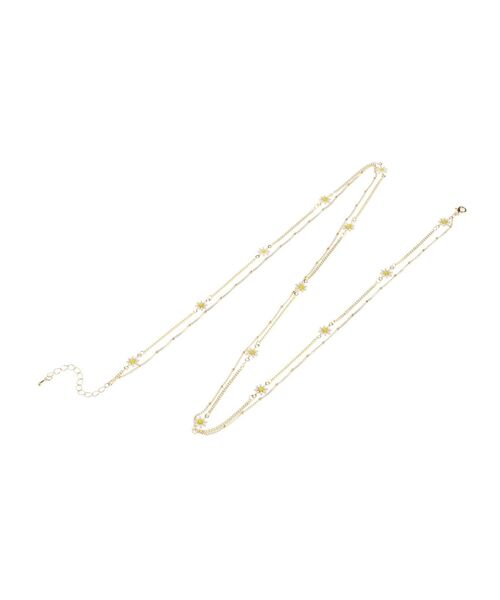 jouetie（ジュエティ）の「フラワーウエストチェーンベルト（ベルト・レディース・シルバー/ゴールド・FREE）」の4枚目の写真