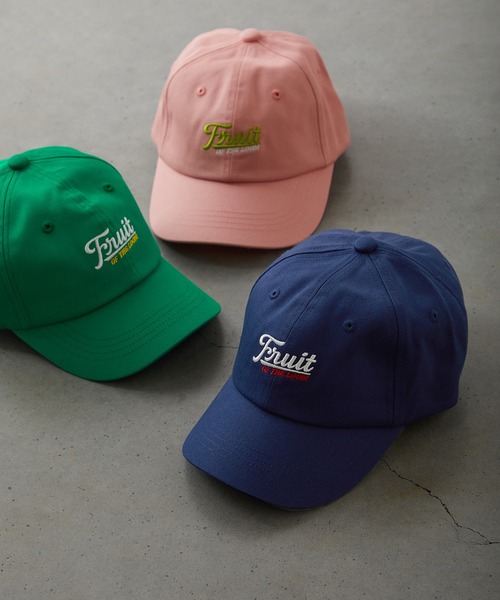 FRUIT OF THE LOOM（フルーツオブザルーム）の「EMBROIDERY Kids CAP type C（キャップ・キッズ・グリーン/ネイビー/ピンク・FREE）」の3枚目の写真