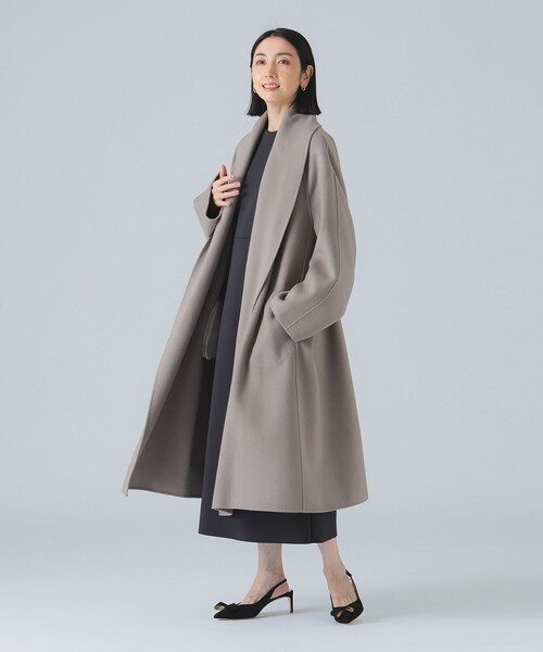 ラップガウン リバーコート（ノーカラーコート）｜EFFE BEAMS