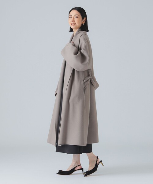 ラップガウン リバーコート（ノーカラーコート）｜EFFE BEAMS