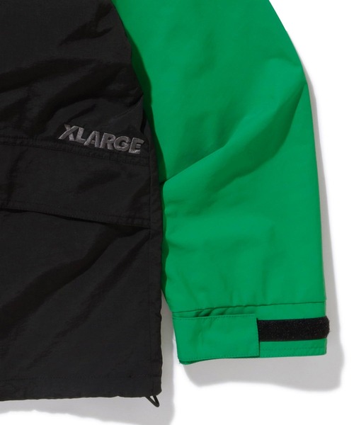 【セール】TWO TONE NYLON HOODED JACKET（ナイロンジャケット）｜XLARGE（エクストララージ）