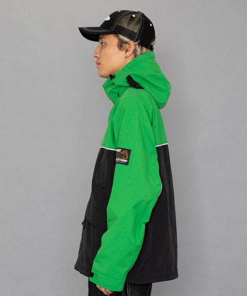 【セール】TWO TONE NYLON HOODED JACKET（ナイロンジャケット）｜XLARGE（エクストララージ）
