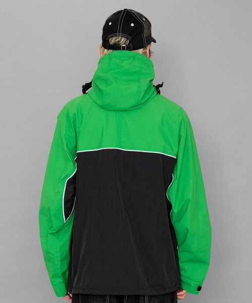 【セール】TWO TONE NYLON HOODED JACKET（ナイロンジャケット）｜XLARGE（エクストララージ）