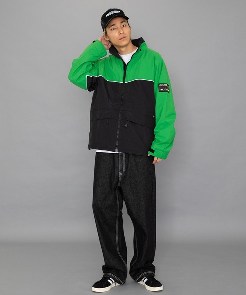 【セール】TWO TONE NYLON HOODED JACKET（ナイロンジャケット）｜XLARGE（エクストララージ）