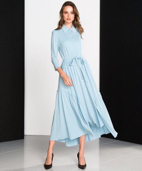 CORCOVADO（コルコバード）の「Smooth Jersey シャツドレス（ドレス  