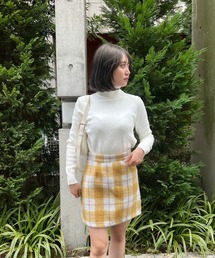 SPIGA | 起毛チェックタイトスカート(スカート)