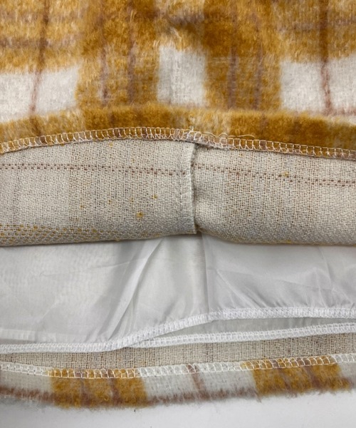 SPIGA(スピーガ)の「起毛チェックタイトスカート(スカート・レディース・ブラック/イエロー・SMALL/MEDIUM)」の5枚目の写真