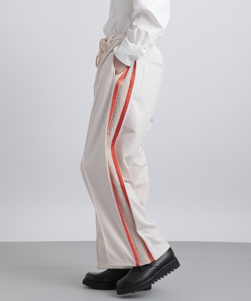 HARE（ハレ）の「ジャガードシークレットラインパンツ(HARE)（その他パンツ・メンズ・ブラック/ホワイト/ライトインディゴブルー・FREE）」の19枚目の写真