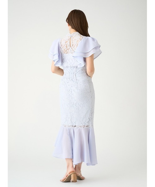 SNIDEL（スナイデル）の「シアーフリルスリーブレースブラウス（シャツ/ブラウス・レディース・ライトブルー/アイボリー/グレイッシュベージュ・FREE）」の13枚目の写真