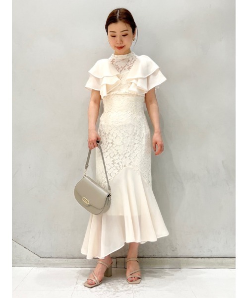 【新品未使用】　スナイデル　ブラウス　シアー　レース　フリルネック　大人女子 SNIDEL｜シアーフリルブラウス | Rakuten Fashion(楽天