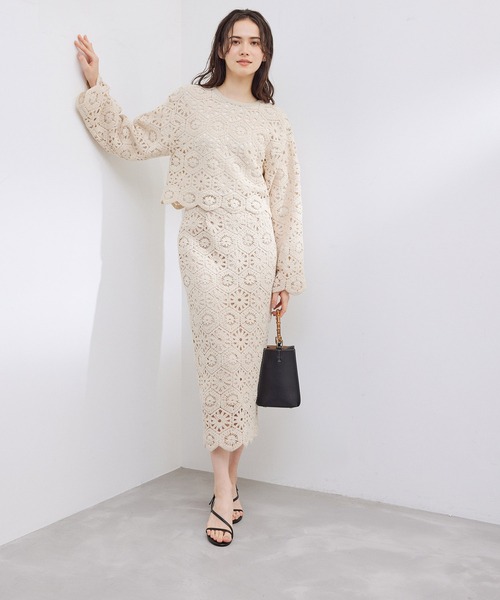 ROPE'（ロペ）の「【雑誌掲載】バンブーハンドルミドルバッグ（ハンドバッグ・レディース・ホワイト系その他/ブラック系その他・FREE）」の14枚目の写真