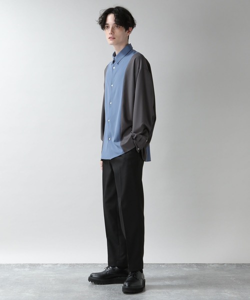 RAGEBLUE（レイジブルー）の「ラグイージー/ドルマンスリーブ切り替えシャツ（シャツ/ブラウス・メンズ・ベージュ系その他/ブルー系その他/その他/ホワイト系その他・SMALL/MEDIUM/LARGE）」の7枚目の写真