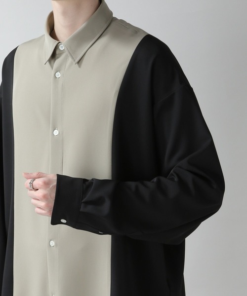 RAGEBLUE（レイジブルー）の「ラグイージー/ドルマンスリーブ切り替えシャツ（シャツ/ブラウス・メンズ・ベージュ系その他/ブルー系その他/その他/ホワイト系その他・SMALL/MEDIUM/LARGE）」の15枚目の写真