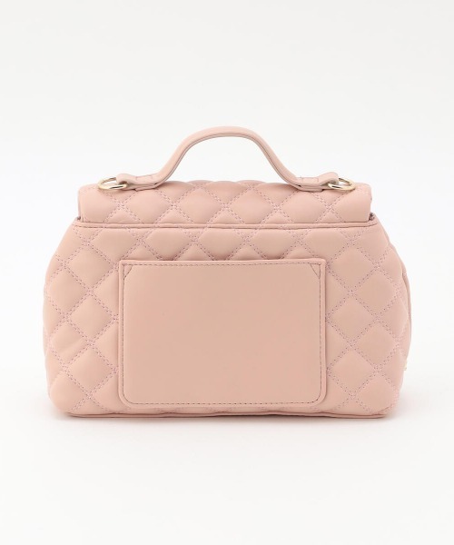 MISCH MASCH（ミッシュマッシュ）の「キルティングフラップミニバック（ショルダーバッグ・レディース・キナリ/ブラック/ピンク系その他・FREE）」の15枚目の写真