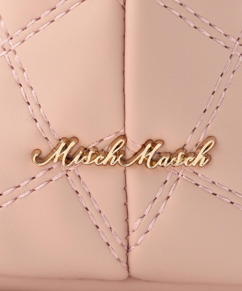 MISCH MASCH（ミッシュマッシュ）の「キルティングフラップミニバック（ショルダーバッグ・レディース・キナリ/ブラック/ピンク系その他・FREE）」の21枚目の写真