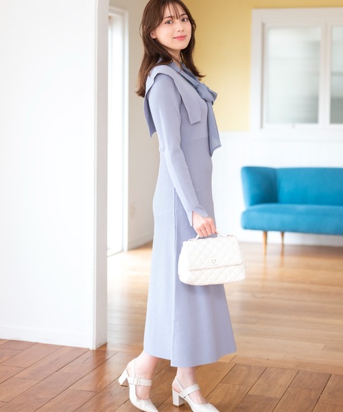 MISCH MASCH（ミッシュマッシュ）の「キルティングフラップミニバック（ショルダーバッグ・レディース・キナリ/ブラック/ピンク系その他・FREE）」の8枚目の写真