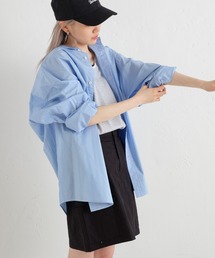 WHIMSIC | 【UNISEX/新色追加】ポプリンオーバーサイズシャツ(シャツ/ブラウス)