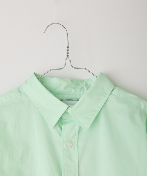 WHIMSIC(ウィムジック)の「【UNISEX/新色追加】ポプリンオーバーサイズシャツ(シャツ/ブラウス・メンズ・ブルー/グリーン/ピンク/グリーン系その他/ブルー系その他2/サックスブルー・FREE)」の16枚目の写真